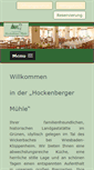 Mobile Screenshot of hockenberger-muehle.de